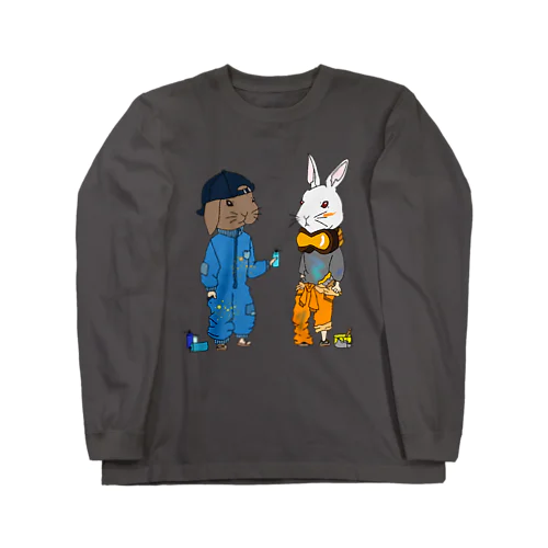 ウサギくんとウサギくん Long Sleeve T-Shirt