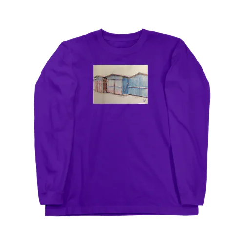 3つの小屋 Long Sleeve T-Shirt