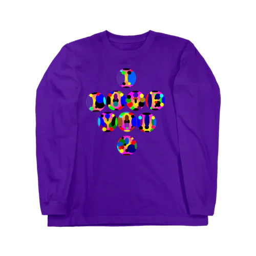 〇文字『I LOVE YOU2 h.t.』 ロングスリーブTシャツ