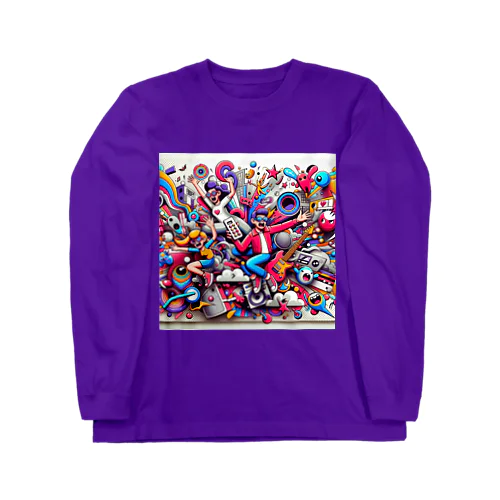 ポップアート Long Sleeve T-Shirt