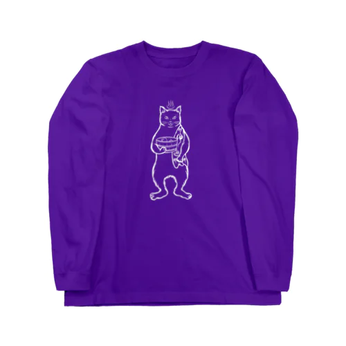 ♨ふろねこ♨〈前後プリント〉 Long Sleeve T-Shirt