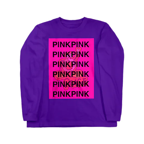 pink ロングスリーブTシャツ