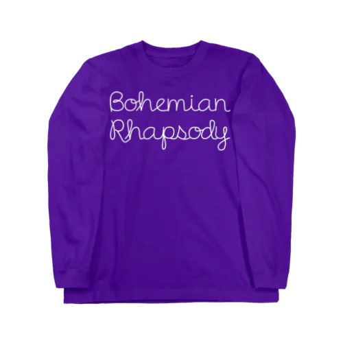 Bohemian Rhapsody WHITE ロングスリーブTシャツ