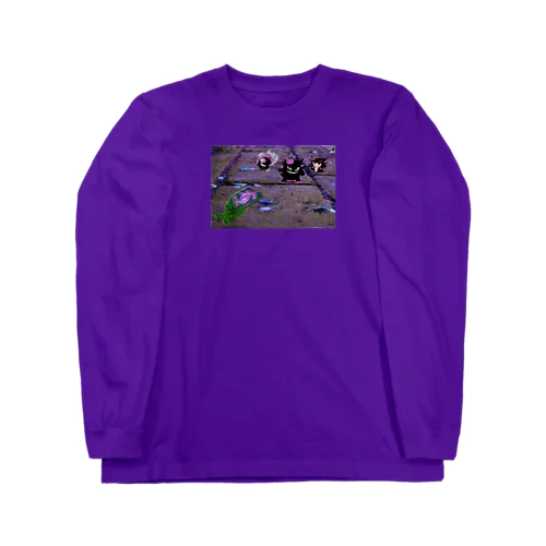 野生のゴーストたちが現れた！ Long Sleeve T-Shirt