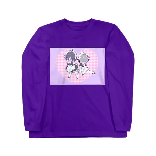 メイドカフェウサミミ Long Sleeve T-Shirt