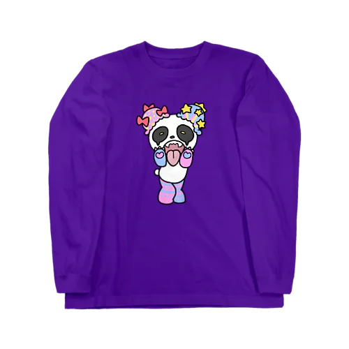 カラフルパンダ Long Sleeve T-Shirt