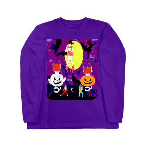 ハロウィーンコーヒーパーティー Long Sleeve T-Shirt