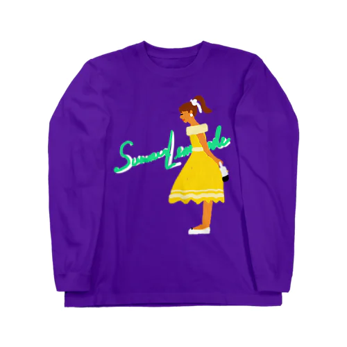 黄色のワンピースの子 Long Sleeve T-Shirt