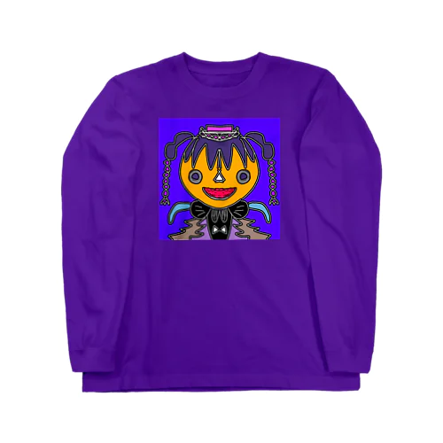 ハロウィンかぼちゃガール Long Sleeve T-Shirt