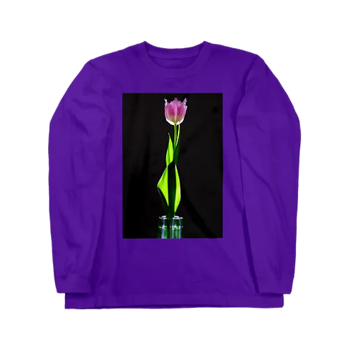 Tulip Design Long Sleeve T-Shirt ロングスリーブTシャツ