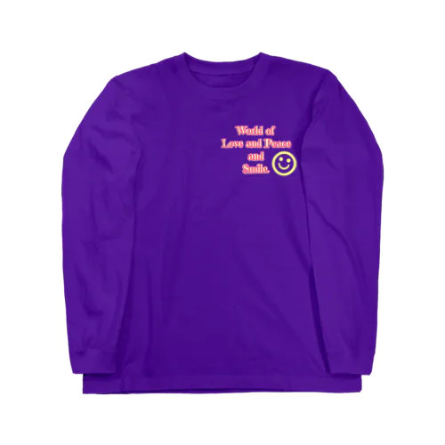 World of Love＆Peace＆SmileーPink Vol.4ー Long Sleeve T-Shirt