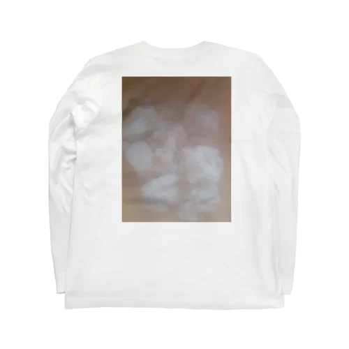 背中にカリフラワー（湯気) Long Sleeve T-Shirt