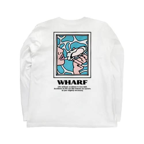 水面と牡蠣ガール Long Sleeve T-Shirt