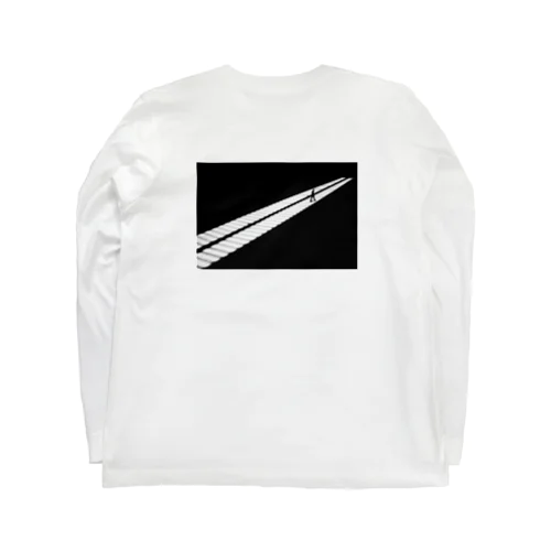 New York no.8 Back Print Version Long Sleeve T-Shirt