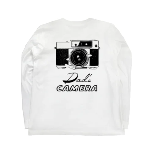 カメラ（Dad’s canera）_No.004_BK ロングスリーブTシャツ