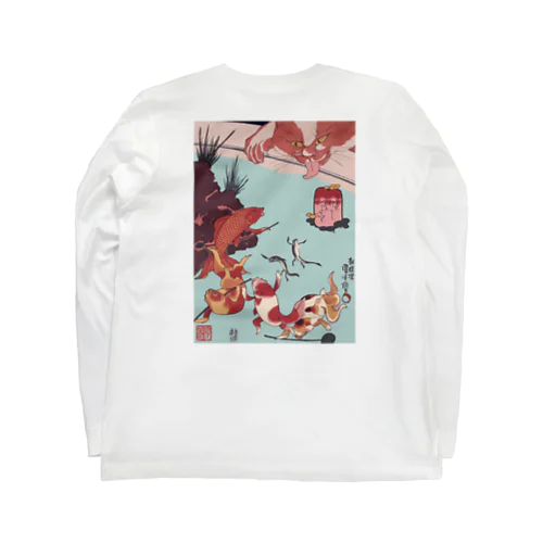 金魚づくし 百ものがたり Long Sleeve T-Shirt