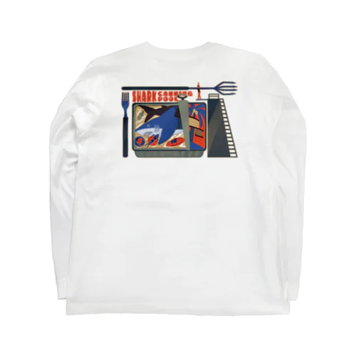 サメと缶詰プール Long Sleeve T-Shirt