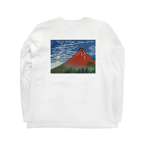 赤富士🗻バックプリント ロングスリーブTシャツ
