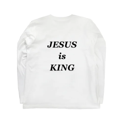 JESUS is KING (B) ロングスリーブTシャツ