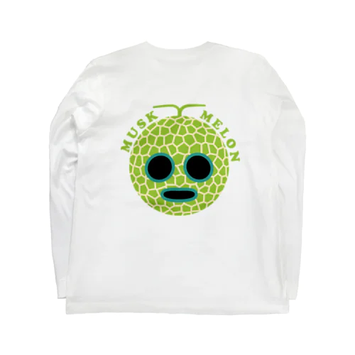 バックプリント マスクメロン Long Sleeve T-Shirt