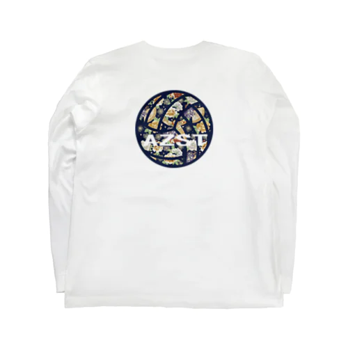 和柄　両面プリント　バレー Long Sleeve T-Shirt