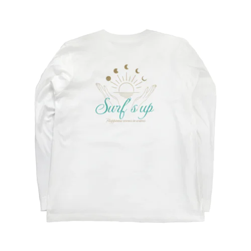 Surf's up〜良い波がきた・moon〜オリジナルデザイン Long Sleeve T-Shirt