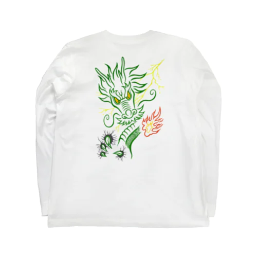 【バックプリント】龍を中華風で Long Sleeve T-Shirt