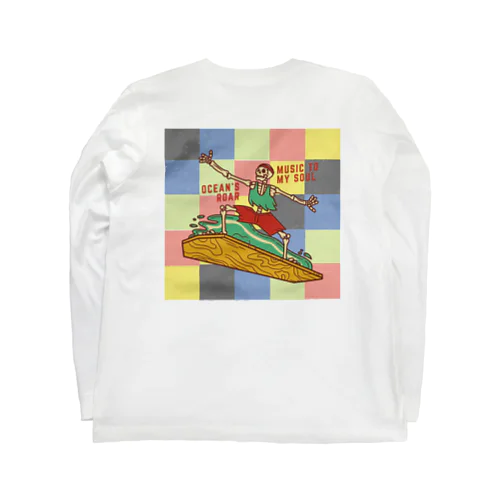 CHANGS 骸骨くんSurfロンＴ Long Sleeve T-Shirt