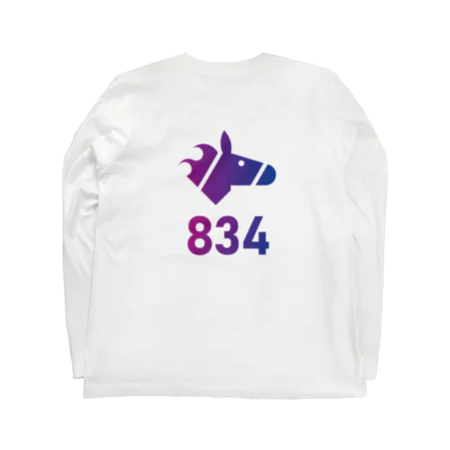 834ロゴ Long Sleeve T-Shirt