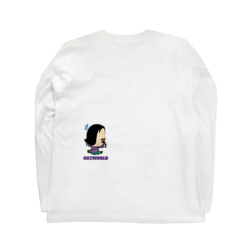 洒落山しがみつきデザイン【082WORLD】 Long Sleeve T-Shirt