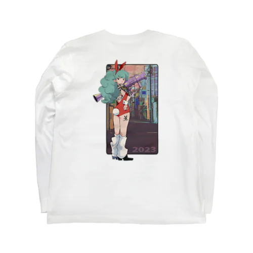 平成レトロアニメ風0４ Long Sleeve T-Shirt