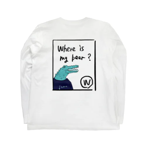 Where is my beer? ロングスリーブTシャツ