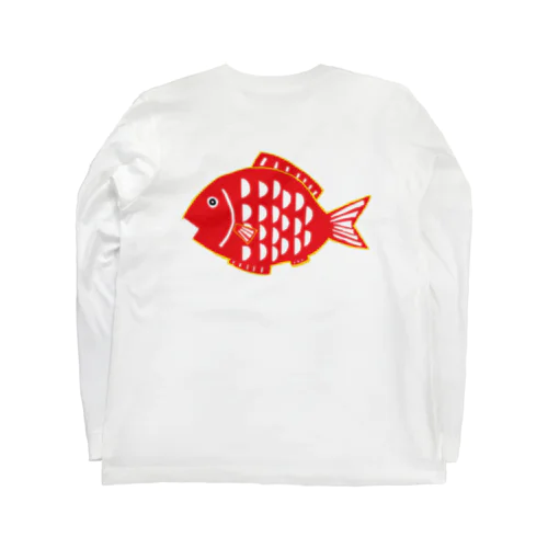 赤い魚 ロングスリーブTシャツ