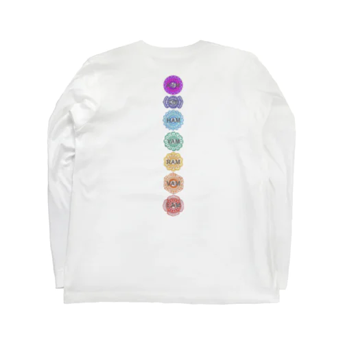 chakra mantra ロングスリーブTシャツ