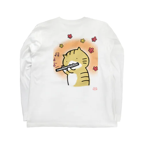 ゆたねこのフルート Long Sleeve T-Shirt