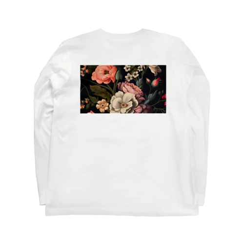 フラワープリント Long Sleeve T-Shirt