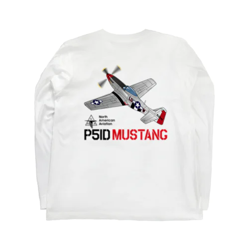 P51D MUSTANG（マスタング）２ ロングスリーブTシャツ