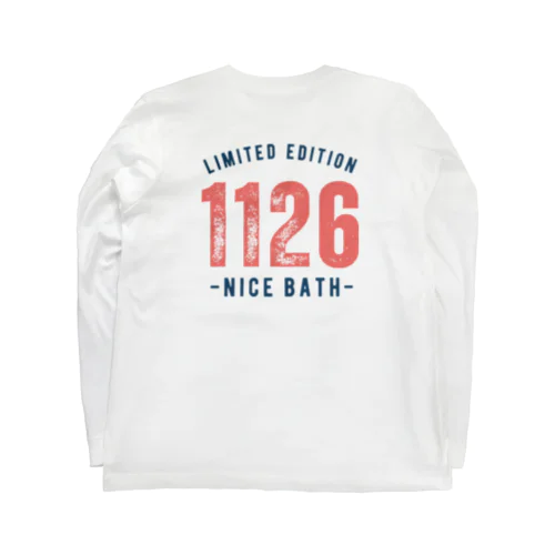 NICE BATH（両面） ロングスリーブTシャツ