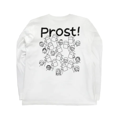 【背面】Prost！／ビール倶楽部 ロングスリーブTシャツ