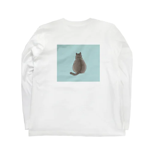 ぽちゃにゃん　キジトラ Long Sleeve T-Shirt