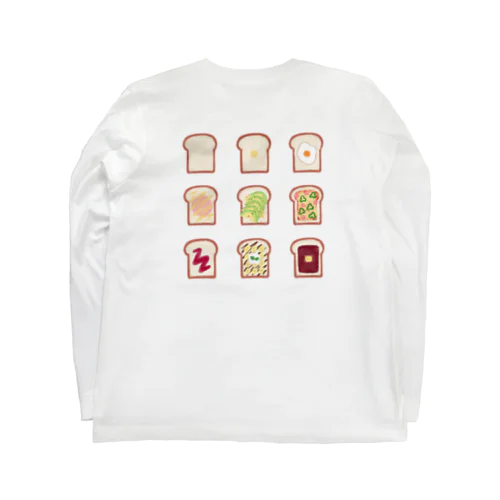 How to eat 食パン ロングスリーブTシャツ