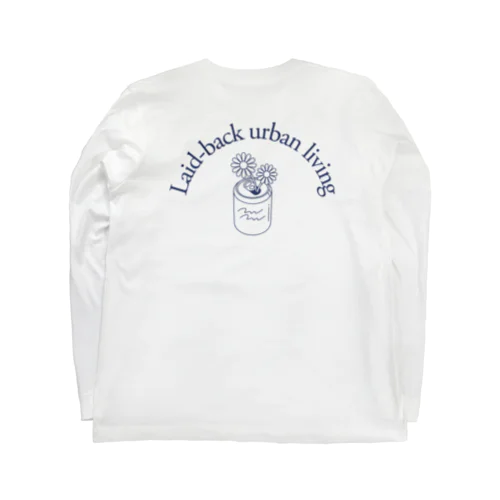 Laid back urban living ロングスリーブTシャツ