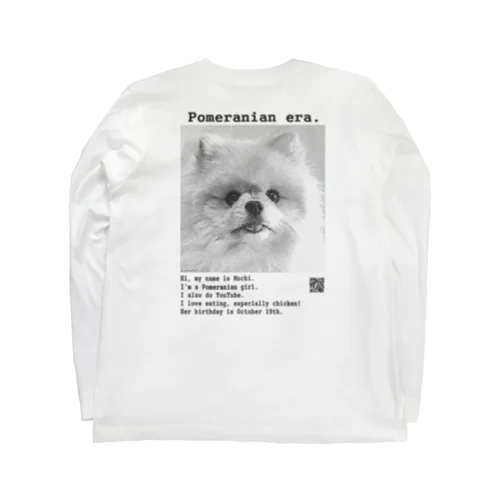 Pomeranian era.おしゃんバージョン ロングスリーブTシャツ