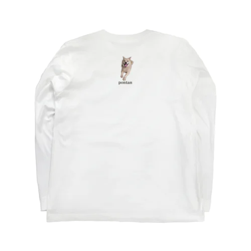 背面笑顔 Long Sleeve T-Shirt