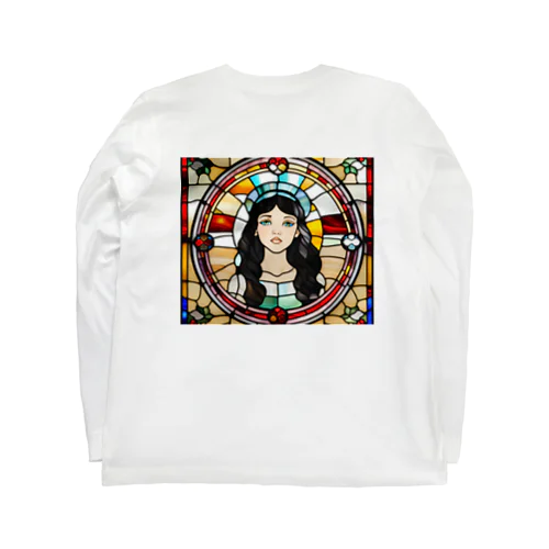 ステンドグラス【黒髪女子】 Long Sleeve T-Shirt