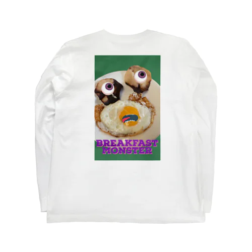 Breakfast Monster  ロングスリーブTシャツ