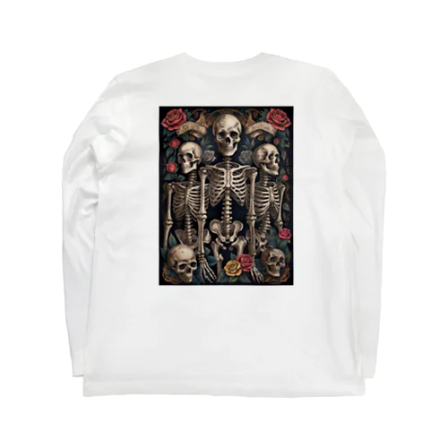 ドクロと薔薇 Long Sleeve T-Shirt