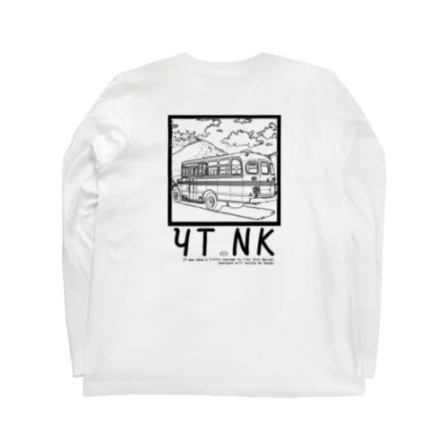 ゆたねこ　ボンネットバス Long Sleeve T-Shirt