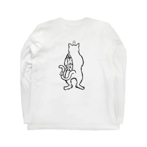 ♨ふろねこ♨〈前後プリント〉 Long Sleeve T-Shirt