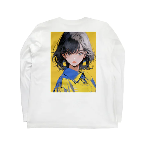 ワイシャツ女子 ロングスリーブTシャツ